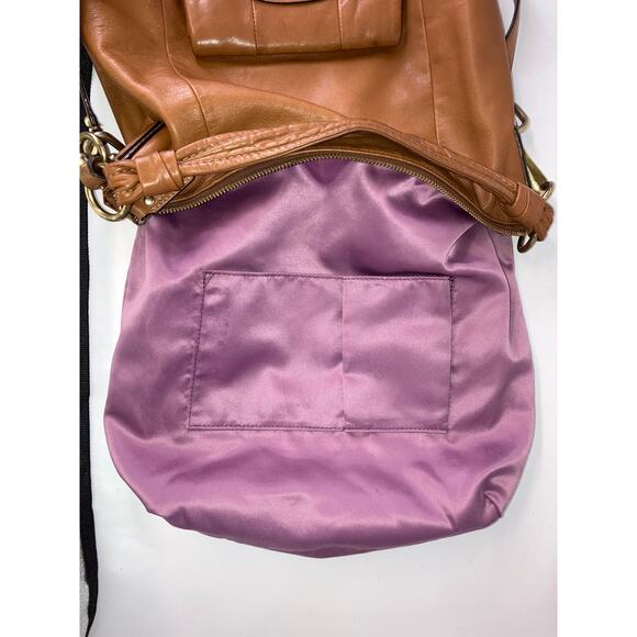 COACH 14783 LARGE BROWN SMOOTH LEATHER HANDBAG, SHOULDER BAG - Picture 13 of 16